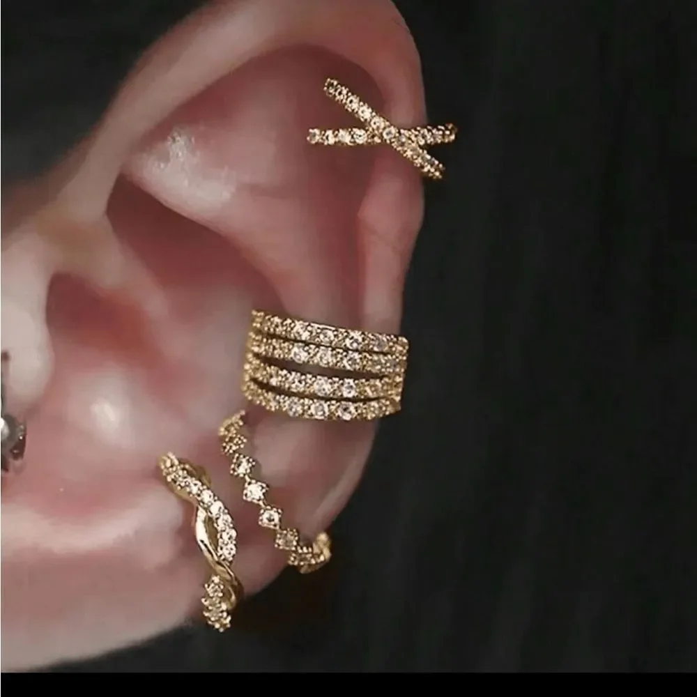 Gold cuff set N1240
